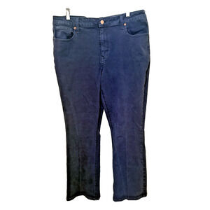 M Jeans by Maurice's Womens Size 18 Short Mid Rise Slim Boot Dark Wash